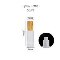 20/30/50/100ml Medinis Matinio Stiklo Purškiamas Buteliukas Naujas Skystas Losjonas Pompinis Dozatorius Papildomas Smulkios Dulksnos Tuščias Kosmetikos Indelis glass