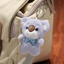 11cm Cartoon Dog Cat Koala Fox Plushie Puppy Pendant Toy Keychain Stuffed Animal Fashion Car Pendant Backpack Pendant 11cm