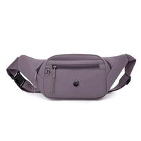 Women's Shoulder Bag Water-repellent Nylon Cloth Bag Multifunctional Crossbody Bag Outdoor Sports Waist Bag violetinė