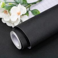 80CM Pločio Lipni Plėvelė Juoda Matinė Storas Lipdukas Baldams Virtuvei Spintelėms Stalui Sienai DIY Remontas Tapetai 40x100CM