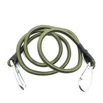 Bungee luggage tie-downs, tent rope hooks, camping clotheslines, 2-pack One size armijos žalia spalva