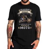 Some Grandpas Play Bingo Real Grandpas Ride T Shirt Funny Father's Day Men's Novelty Tee Papa Gift for Motorcycle Fans Tops S juoda