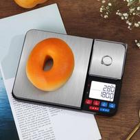 for Smart weigh Culinary Kitchen Scale 5kg Digital Food Scale for w/ Dual Weight Platforms for Baking Cooking Food Ingre 1