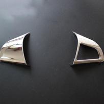 2 vnt. Automobilio vairo chromuotos apdailos dangtelis įdėklas lipdukas Priedai Chevrolet Cruze Chrome bright