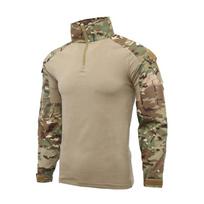 „Field Quick Dry Camo“ lauko marškinėliai ilgomis rankovėmis, treniruočių varlės kostiumas, kostiumas, kariškių treniruočių marškinėliai, elastingi lauko stovyklavimui, medžioklei S