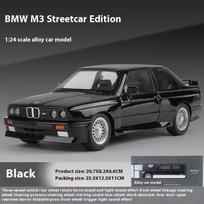1/24 Scale BMW M3 1988 Street Car Diecast Alloy Metal Model Car Collection Hobbies Decorative Ornament Gift Box for Boyfriend Present juoda