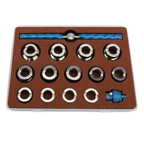 5537 Laikrodžio korpuso atidarytuvas Didelis laikrodžio taisymo įrankis Rankinis laikrodžio galinio dangtelio nuėmiklis black