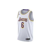 Nike NBA treniruočių marškinėliai Fan Edition 20 - LA Lakers James Nr.. 6 Vyriški Viršutiniai Drabužiai Balti CW3595-103 L