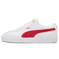 Puma Oslo-City Dvisluoksniai Sportiniai Žemi Batai iš Karvės Odos ir Sintetinės Odos Unisex Batai Balti Raudoni 374976-05 37