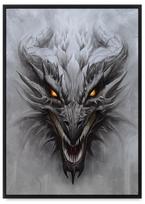 Plakatas fantazija drakonas drakonai diablo 21x30 cm