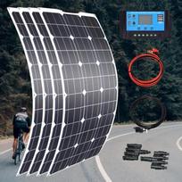 Saulės skydelio pilnas komplektas 100w 200w 300w 400w Lanksti saulės elementų didelio efektyvumo 23 PWM valdiklis [FA7934B]