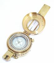 Solid Brass British Prismatic Engineer's WW2 Compass Replica | Antique Nautical British Prismatic Military Vintage Pocket Compass |Best Gift aero
