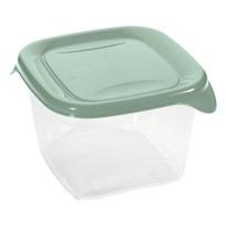 Kvadratinis maisto indas 0,45 l, žalias, „Fresh&Go“