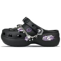 Crocs Classic Platform Clog BNK Klumpės Moteriškos Juodos Violetinės 36-37