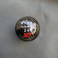Naujas 6 greičių tikro anglies pluošto Ford Focus ST RS Fiesta ST pavarų perjungimo rankenėlė, pavarų svirties rankenėlė Rs RR gray