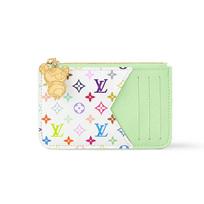 Louis Vuitton X Takashi Murakami Romy Letter Logo Zipper Wallet Women Wallet White Light-Green M13800 Box(Basic Set+Box)