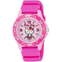 Citizen Pink Analog Hello Kitty Urethane Q&Q Women's Watch, Design, Waterproof, Strap, VQ75-230 rožinė