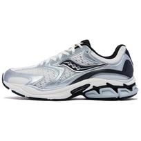 Saucony GRID FUSION Kvėpuojantys Laisvalaikio Bėgimo Batai Unisex Balti Sidabriniai S79093-5 41