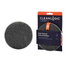 Kempinė kūno šveitimui su medžio anglimi Cleanlogic Detoxify Dual - Texture, 12,5 cm