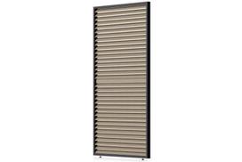 Reguliuojamų horizontalių žaliuzių panelė pavėsinėms Pergola ELEGANCE/DELUXE/FUSION 1.3 m, Woodgrain (123.5 cm)