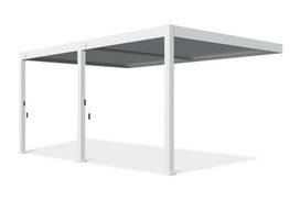 Pavėsinė Pergola DELUXE WALL 3.6x5.3, White (montuojama prie sienos)