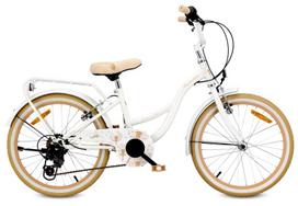 20 colių mergaitiškas vaikiškas dviratis su 6 Shimano pavaromis FLOWER BIKE Pūkų pūkai, 20 colių mergaitiškas vaikiškas dviratis su 6 Shimano pavaromis FLOWER BIKE Pūkų pūkai