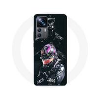 Coque Xiaomi 12T Pro Lewis Hamilton Black Panther juoda