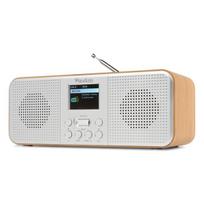 Audizio Bucine stereo internetinis radijas su DAB+, sidabrinis