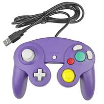 Pour Gamecube PC USB contrôleur filaire manette Joypad pour consoles Nintendo pour NGC GC pour manette d'ordinateur - Type VIOLET