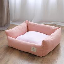 Four Seasons Cotton Pet Bed House, Dog Lounger,Small Medium Dogs and Cats Mat Cushion,Removable and Washable,Puppy Basket Kennel S 55x45x20cm