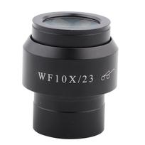 GWF004 WF10X23 Mikroskopo Plataus Kampo Okuliaras Okuliaras Akių Taško Lęšis Reguliuojamas Platus Laukas 30mm