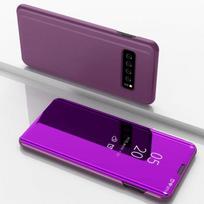 Dėklas - Samsung - Galaxy S10 - Clear View - Violetinis - Kietas dėklas violetinė