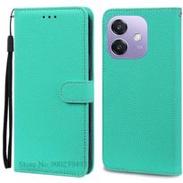 OPPO A40 dėklas Atverčiamas odinis piniginės dėklas OPPO A40 dėklui Minkštas silikoninis knygos dėklas OPPO A 40 A40M dėklui Coque Fundas For OPPO A40 (A40M) black