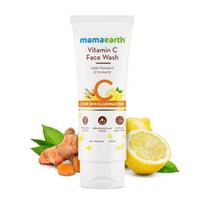 Mamaearth Vitamin C Face Wash With Turmeric For Glowing Skin Brightening Cleanser 100ml
