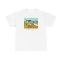 Vincent Van Gogh Farmhouse Tshirt Tops Tee, Provence Painting Unisex Shirt, Art Lover Gift, 2XL