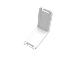 MasterLED vidinė kampinė jungtis 48V magnetiniams bėgiams Luxo 0490, balta