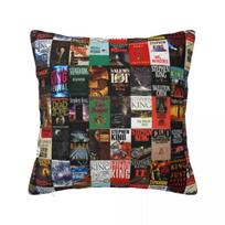 S-Stephen King Knygų Pagalvės Užvalkalas Rašytojo Pagalvėlės Užvalkalas Dizainas Pagalvės Užvalkalas Vintažiniai Pagalvės Užvalkalai Sofai Namų Dekoras 12x12Inch