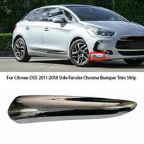 Priekinio sparno chromuotos buferio apdailos detalė 96732937VD Citroen DS5 2011-2018 m. Šoninio sparno dekoratyvinė juostelė Dalys Priedai Silver Right