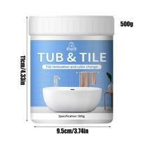 500g Waterproof Coating Sealant Agent Transparent Glue With Brush Invisible Anti-Leak Roof Repair Broken Agent Tool for Bathroom