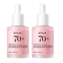 ANUA Peach 70 Niacinamide Brightening Serum 30ml Double Set (2pcs) 1