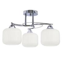Lubų lempa Candellux DOPO, 3 lempučių, chromuota, su stikliniais gaubtais