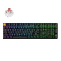 Belaidė žaidimų klaviatūra Keychron J5 Wireless KJ5-H1 Super Red, Anglų (US), juoda sp., Keychron J5 Wireless (KJ5-H1) - US Layout - Hot-Swappable Super Red - Black (Juoda) Mechaninė Belaidė Žaidimų Klaviatūra