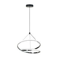 Pakabinamas šviestuvas Candellux Loco LED, sidabrinis, apvalus