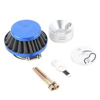 Karbiuratoriaus Oro Filtro Adapteris Motociklo Dalys Tinka 47cc 49cc Kišeniniam Dviratukui Mini Purvo Keturratis blue