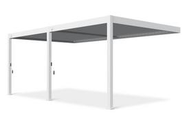 Pavėsinė Pergola DELUXE WALL 3.6x6, White (montuojama prie sienos)