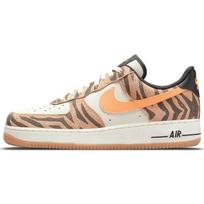 Nike Air Force 1 Low Premium Daktari Stripes Vyriški kedai Rudo kokoso pieno spalvos Atominės oranžinės spalvos DJ6192-100 44.5