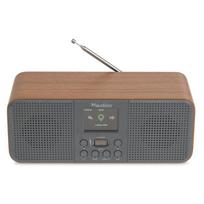 Audizio Bucine stereo internetinis radijas su DAB+, tamsiai pilkas