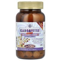 Solgar, Kangavites, Multivitaminų ir mineralų vaikų formulė, Uogų uogos, 120 kramtomųjų tablečių