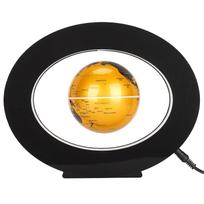 Plaukiojantis gaublys magnetinė levitacija pasaulio žemėlapio rutulys stalo dekoracija su ovaliu pagrindu 100–240 V AU kištukas AU Plug