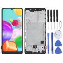 TFT LCD ekranas Samsung Galaxy A41 SM-A415 skaitmenizatoriui, pilnas surinkimas su rėmu